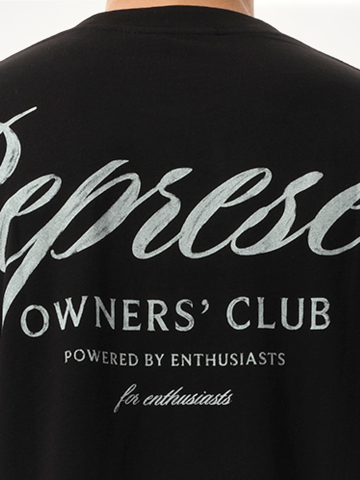 Represent Owners Club Script T-Shirt in Black