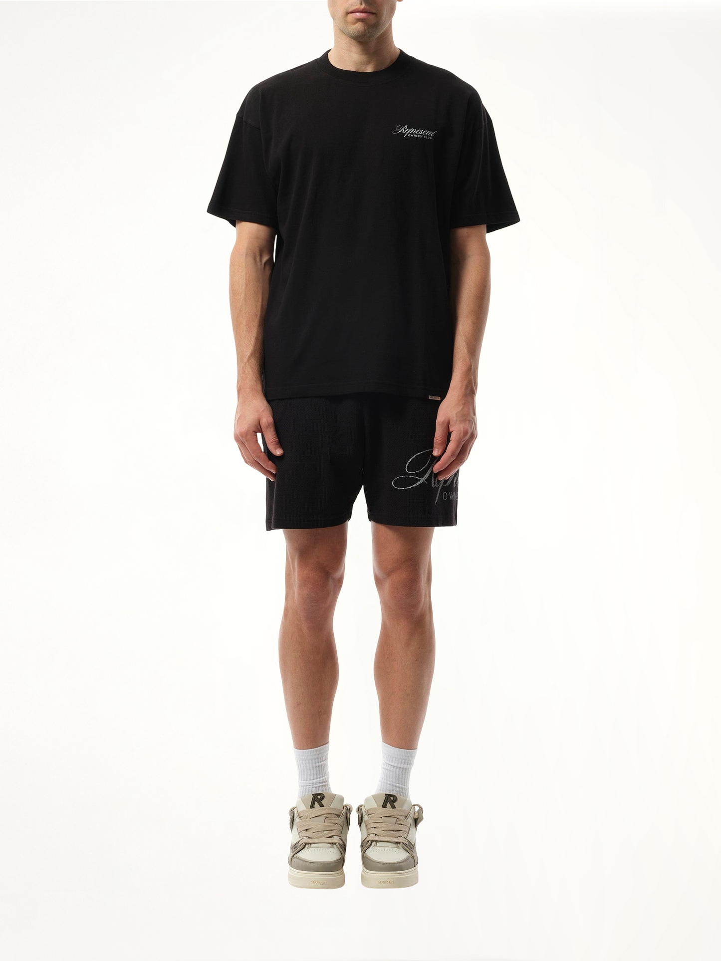 Represent Owners Club Script T-Shirt in Black