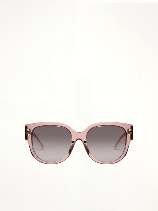 Dior DIORPACIFIC B2F 40D255 Sunglasses in Dark Grey/Pink