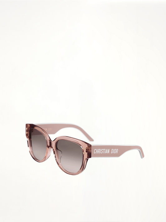 Dior DIORPACIFIC B2F 40D255 Sunglasses in Dark Grey/Pink