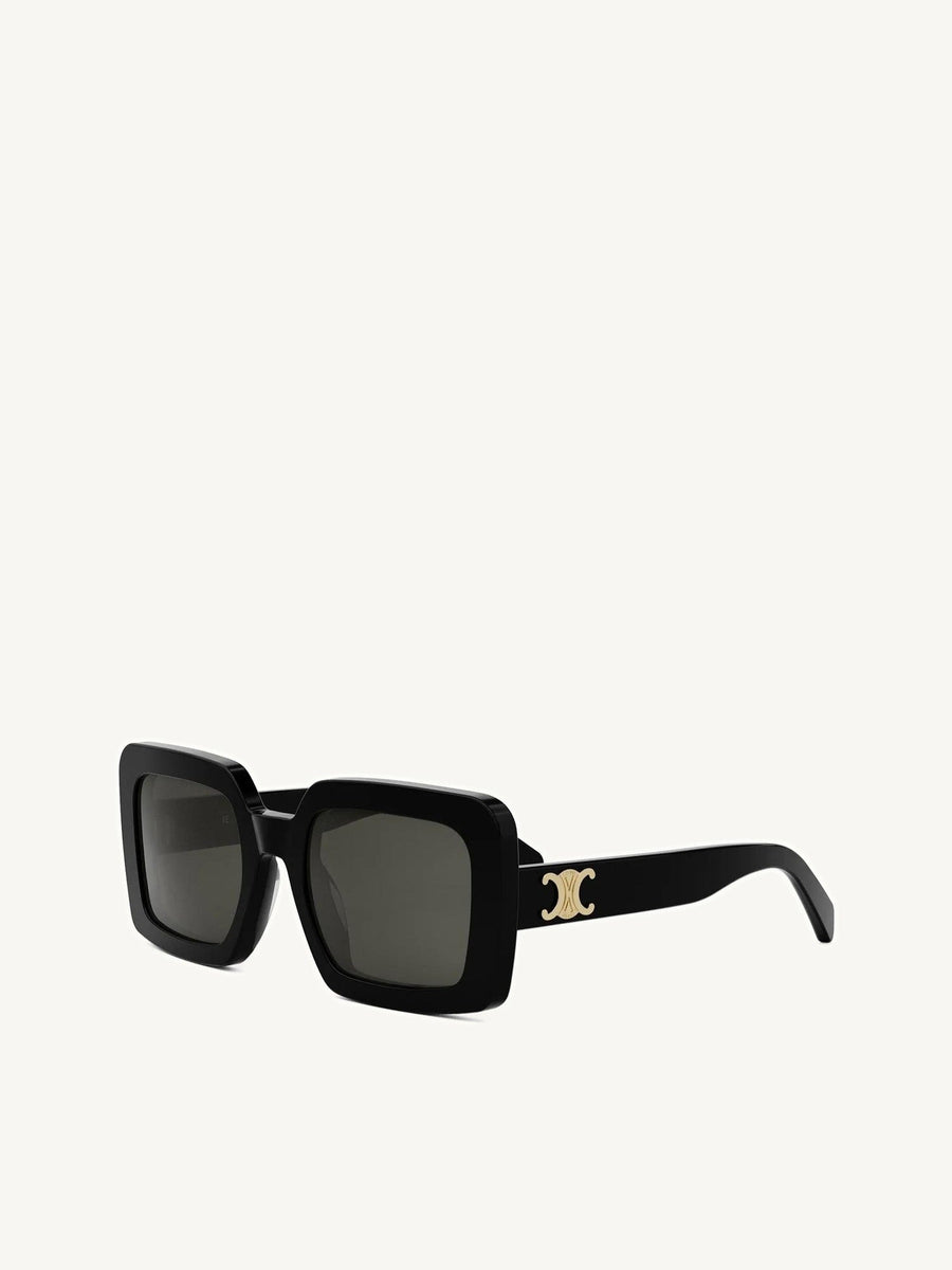 Celine CL40304U 5601A Acetate Sunglasses in Black/Gold