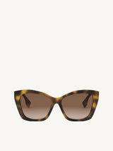 Fendi FE40151F 5753F Acetate Sunglasses in Tortoise/Gold