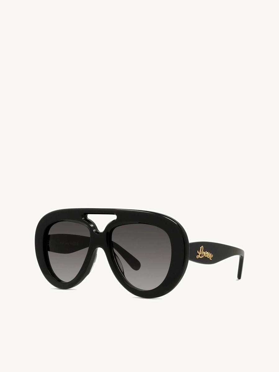Loewe LW40144U 5501B Sunglasses in Black/Gold