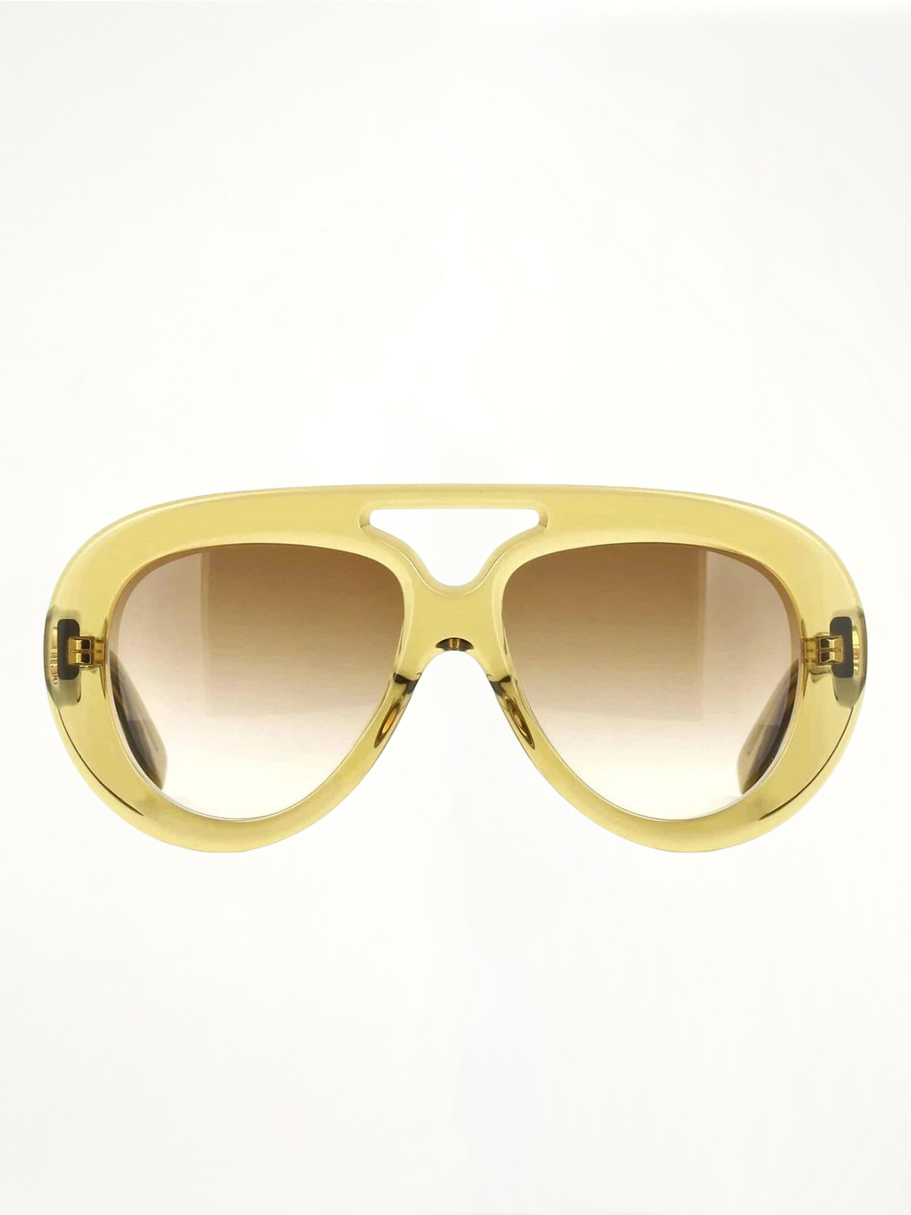 Loewe LW40144U 5596F Sunglasses in Clear Apple/Gold