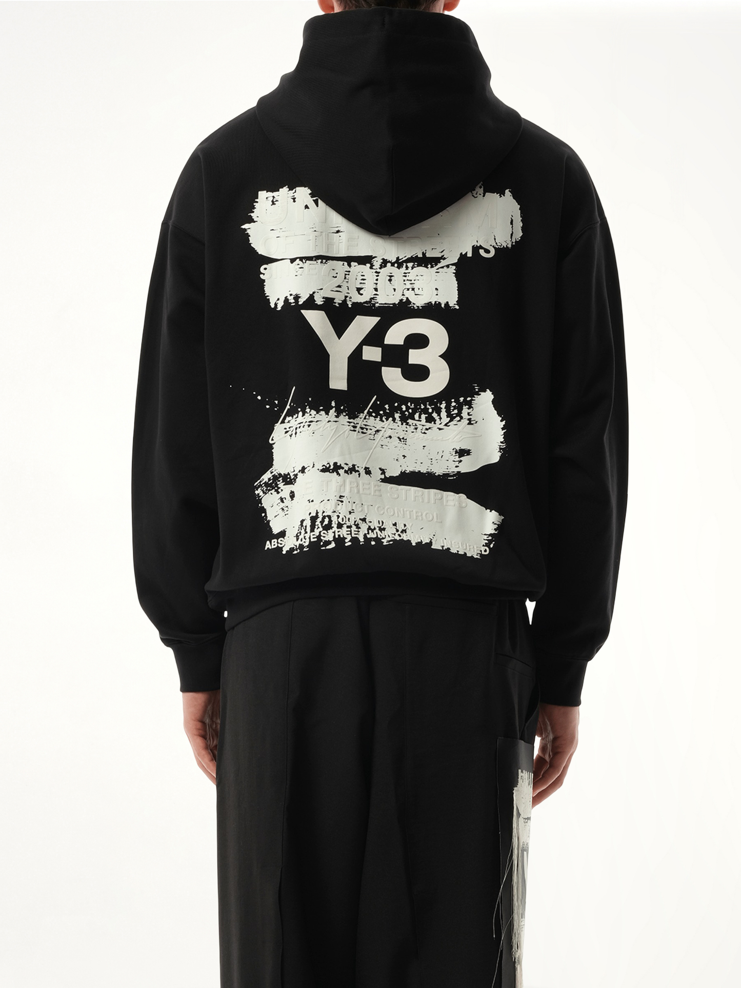 Unisex Pun Logo Hoodie in Black