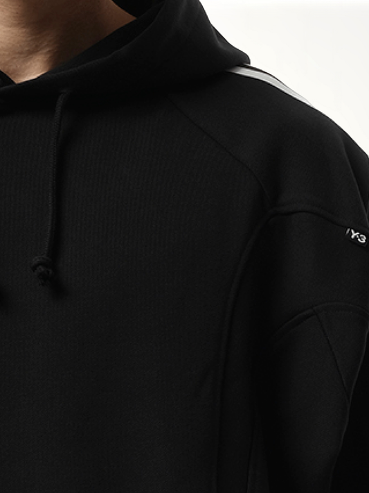 Cutline Hoodie in Black