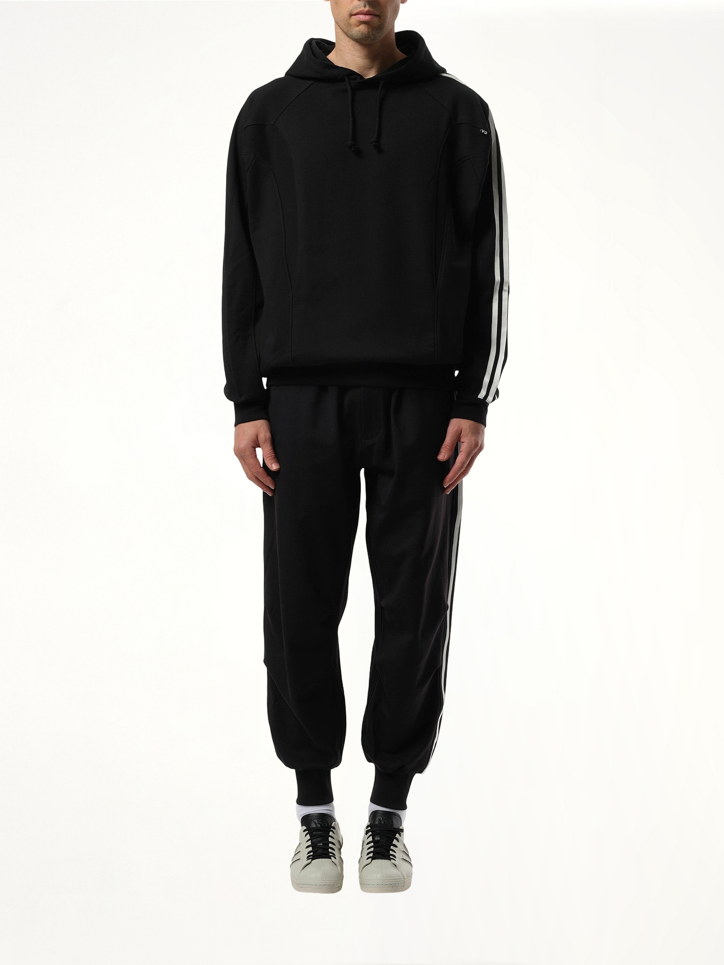 Cutline Hoodie in Black