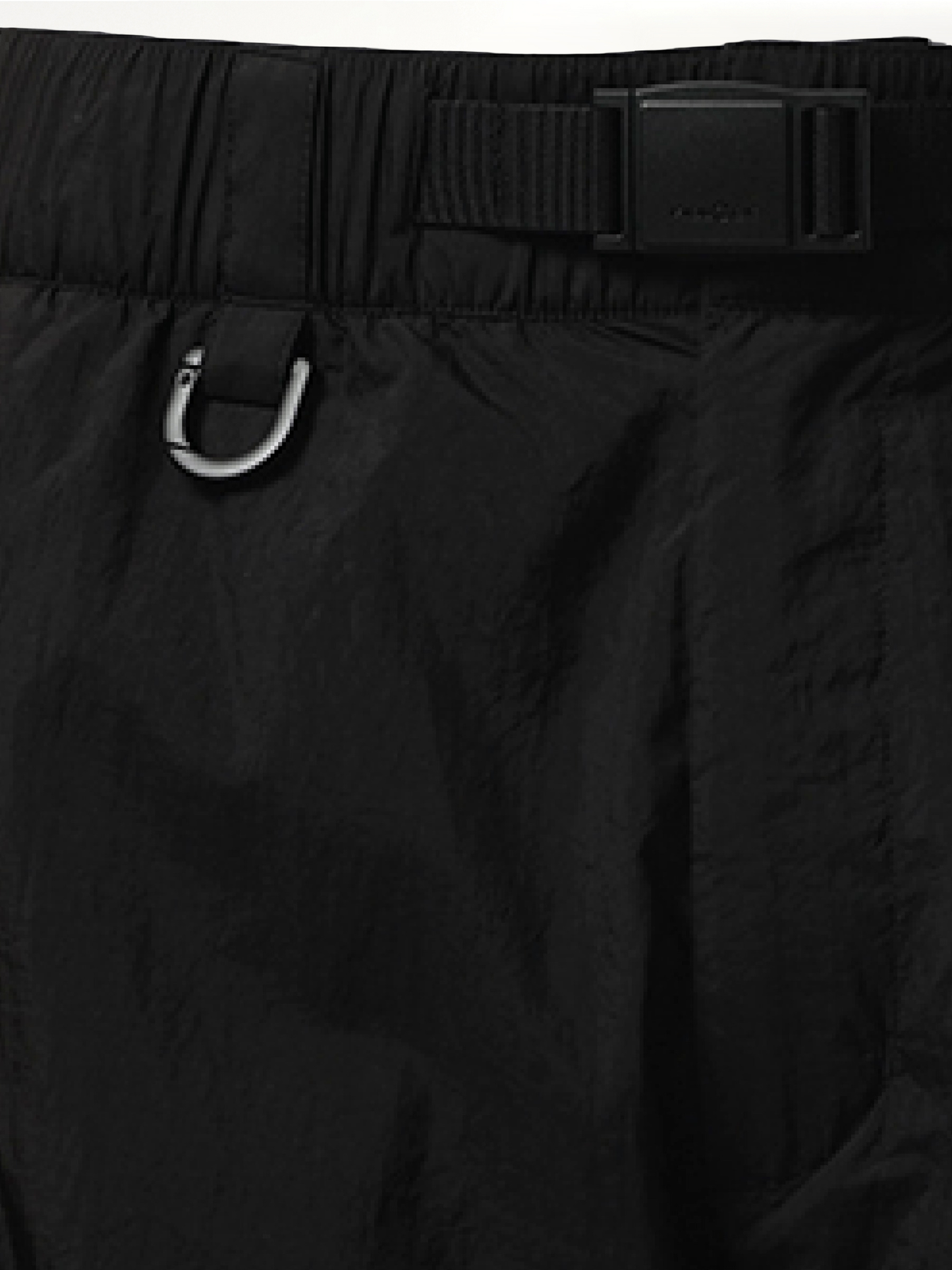 3 Stripe Parachute Pants in Black