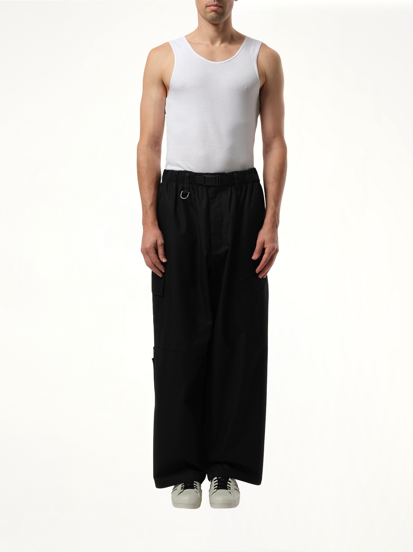 Vent Cargo Pants in Black