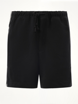 Football Cutout Shorts in Black