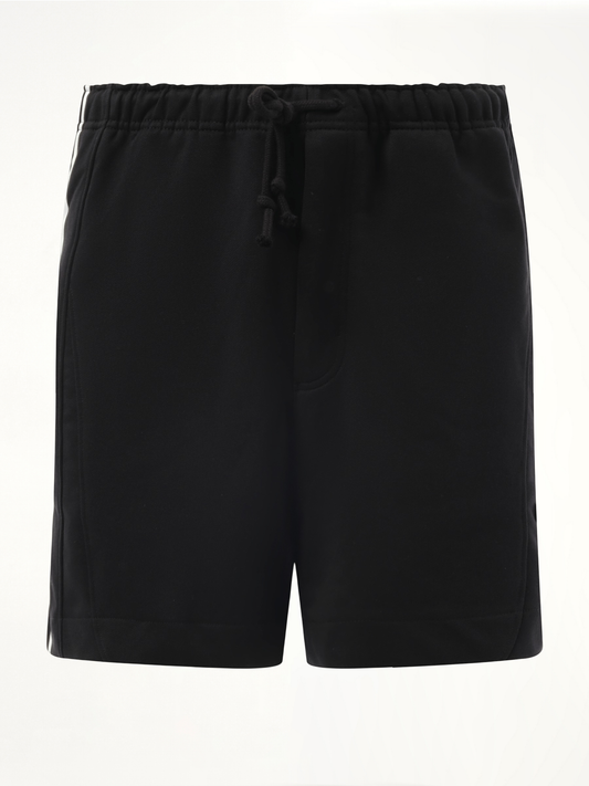 Football Cutout Shorts in Black