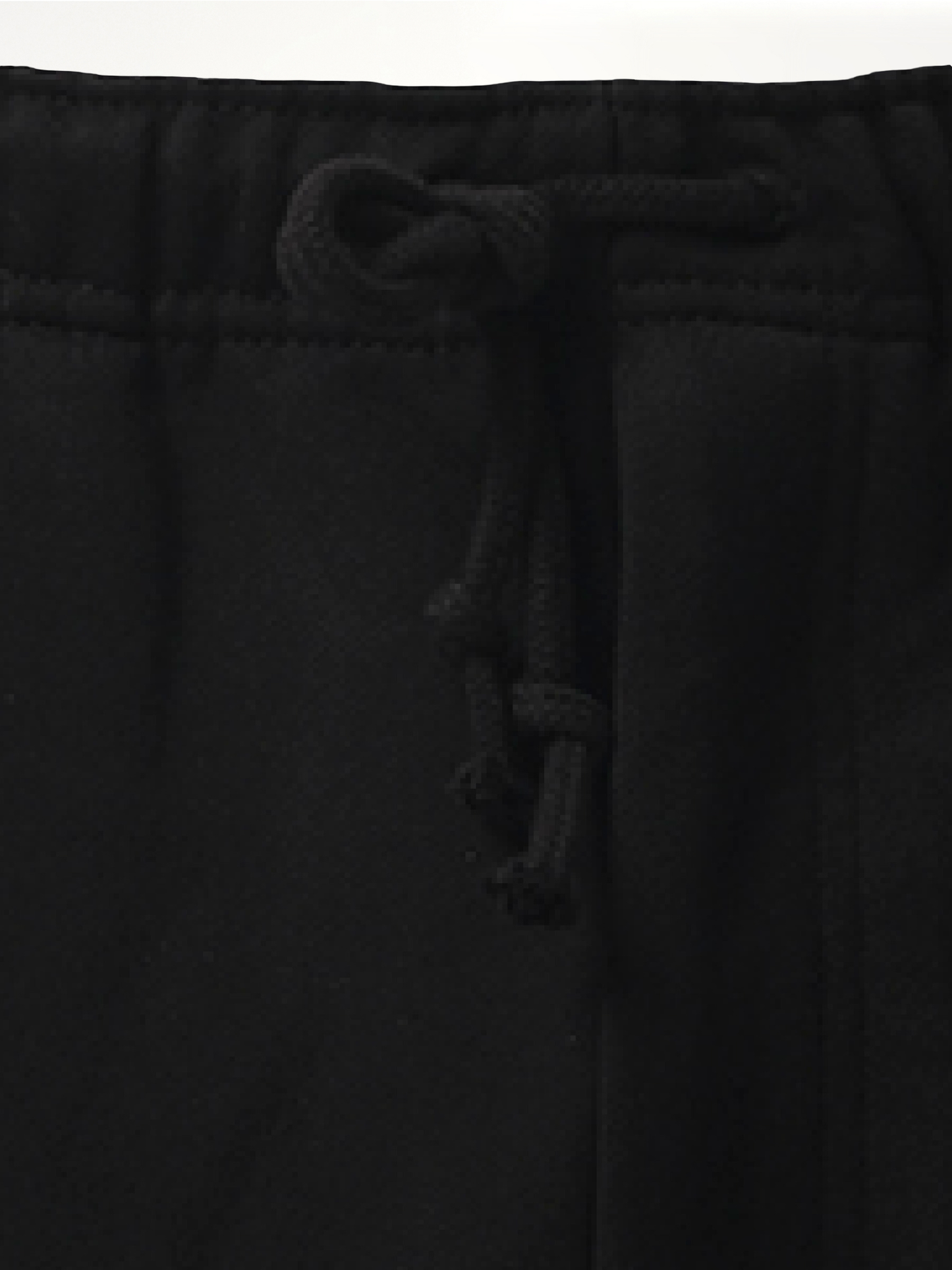 Football Cutout Shorts in Black