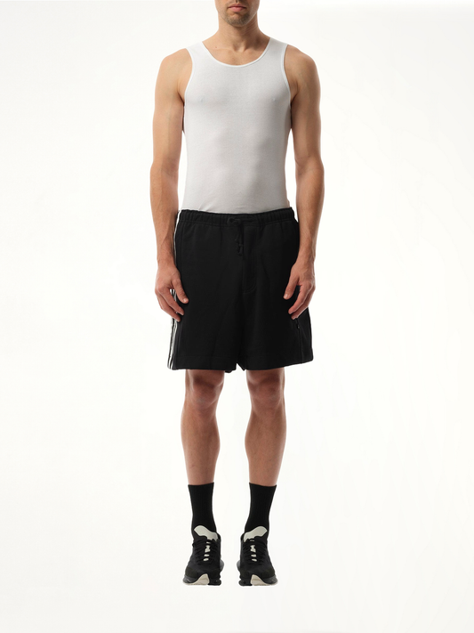 Football Cutout Shorts in Black