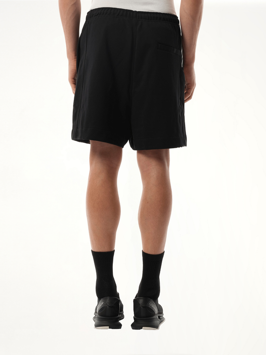 Football Cutout Shorts in Black