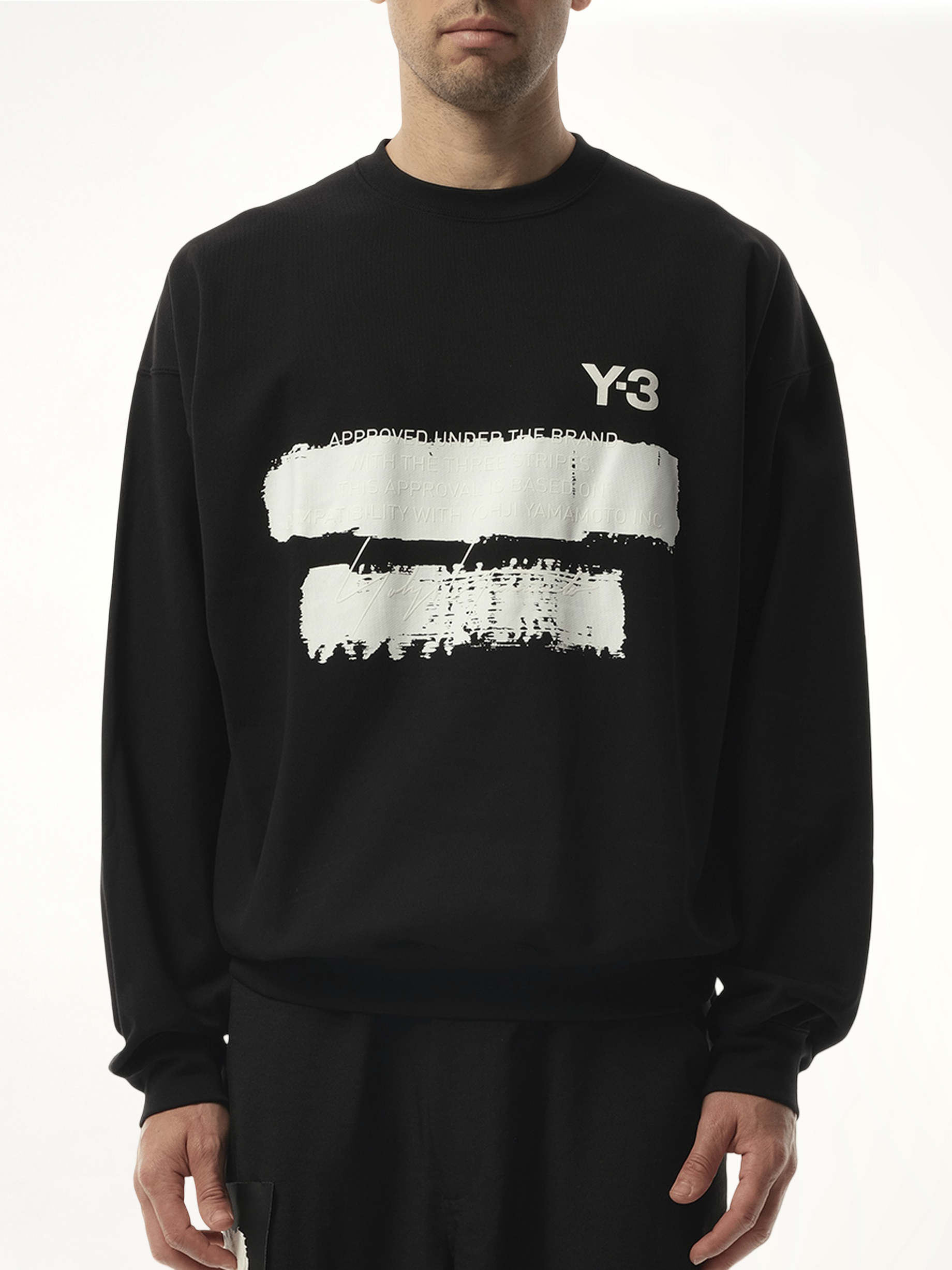 Unisex Pun Logo Sweatshirt in Black