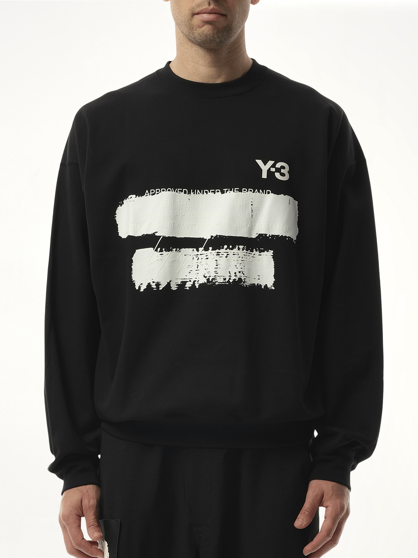 Unisex Pun Logo Sweatshirt in Black