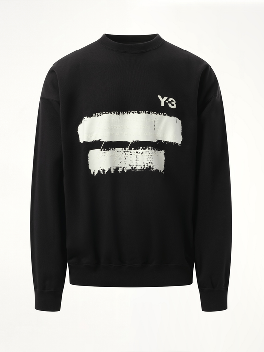 Unisex Pun Logo Sweatshirt in Black