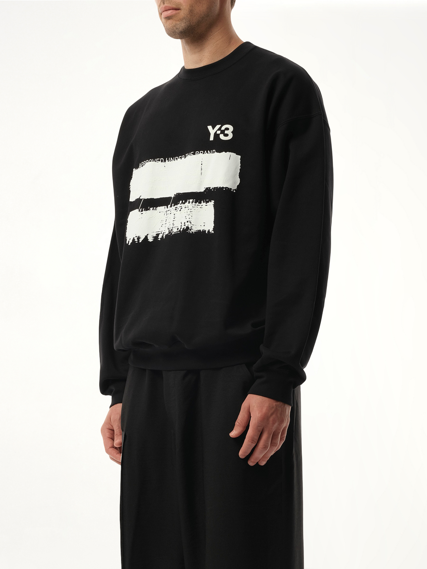 Unisex Pun Logo Sweatshirt in Black