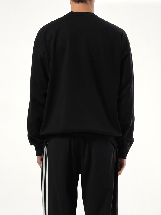 Simple Logo Sweatshirt in Black