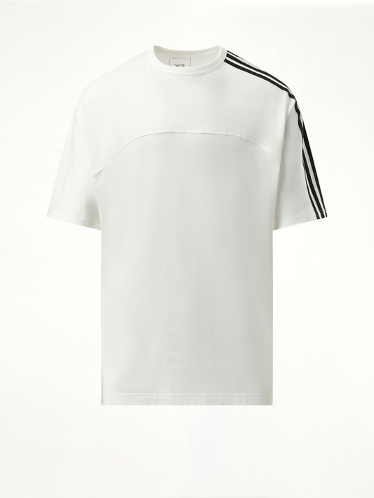 3 Stripe T-Shirt in White