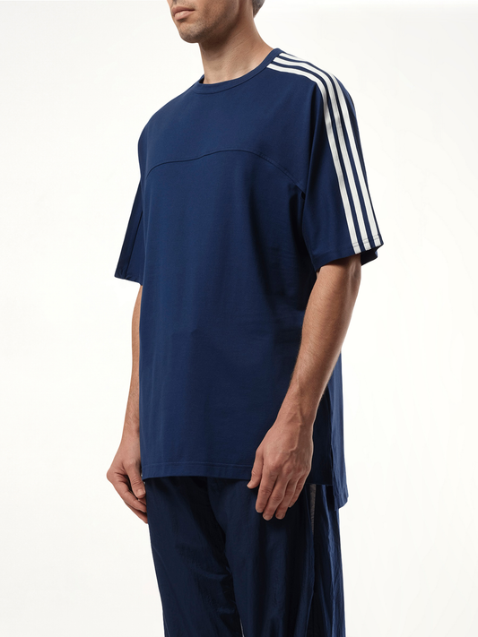 3 Stripe T-Shirt in Dark Blue