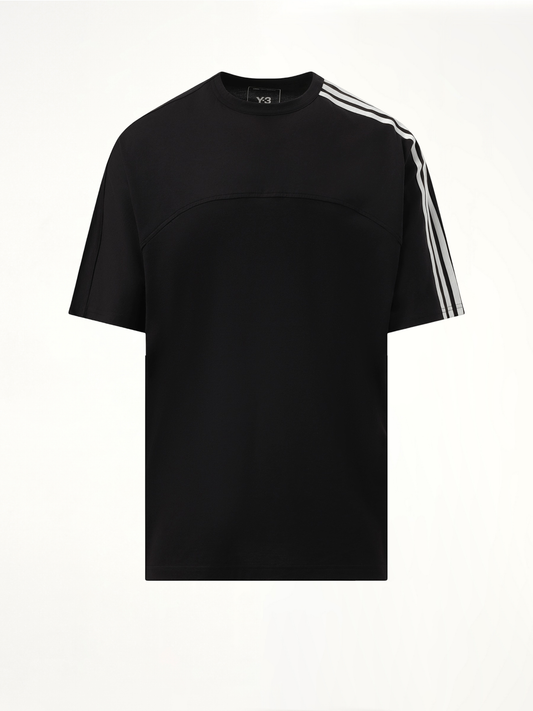 3 Stripe T-Shirt in Black
