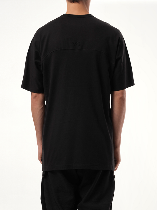 3 Stripe T-Shirt in Black