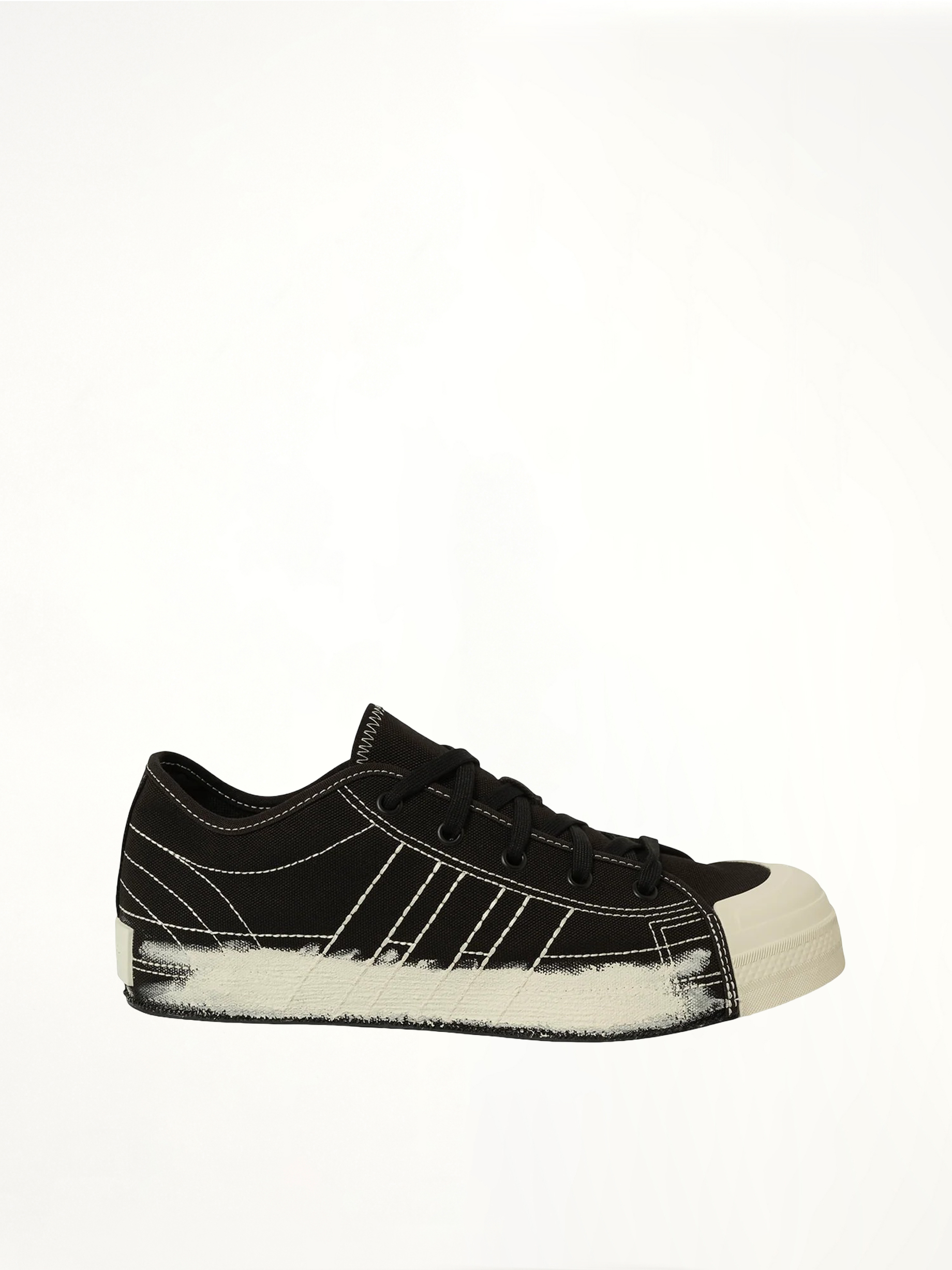 Y-3 Nizza Low Sneaker in Black