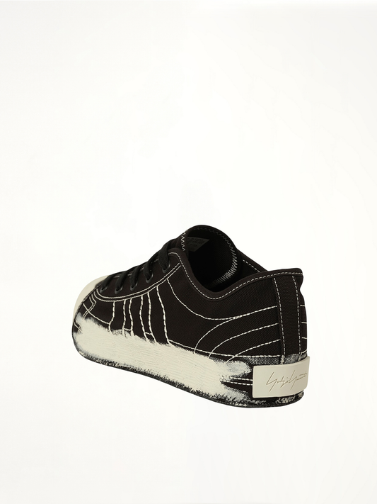 Y-3 Nizza Low Sneaker in Black