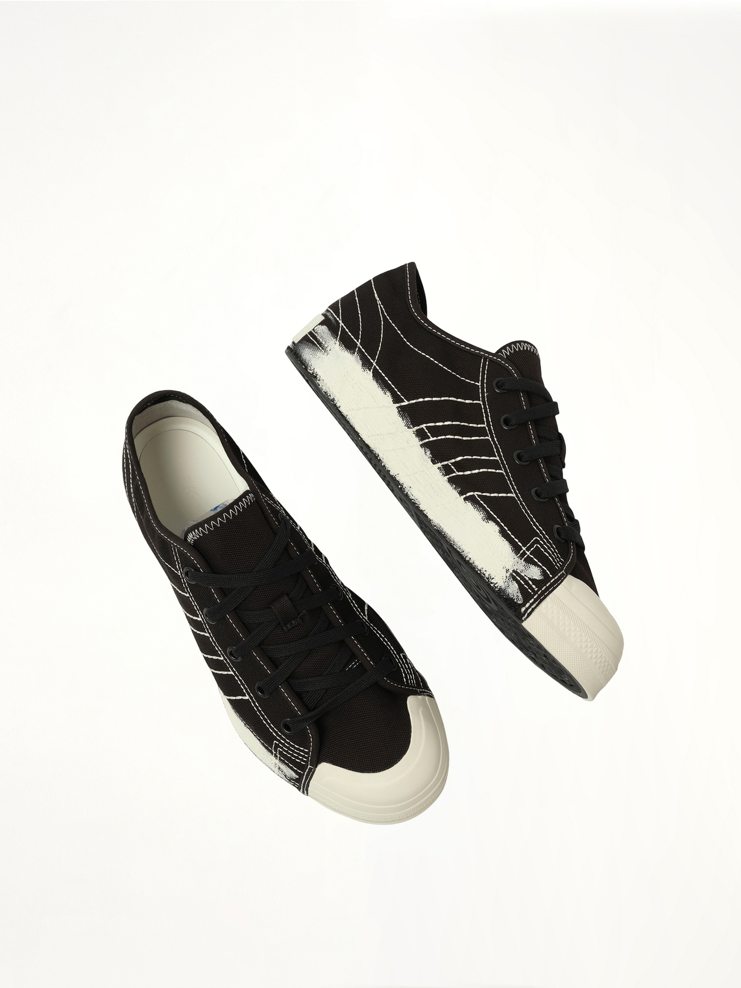 Y-3 Nizza Low Sneaker in Black