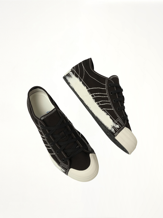 Y-3 Nizza Low Sneaker in Black