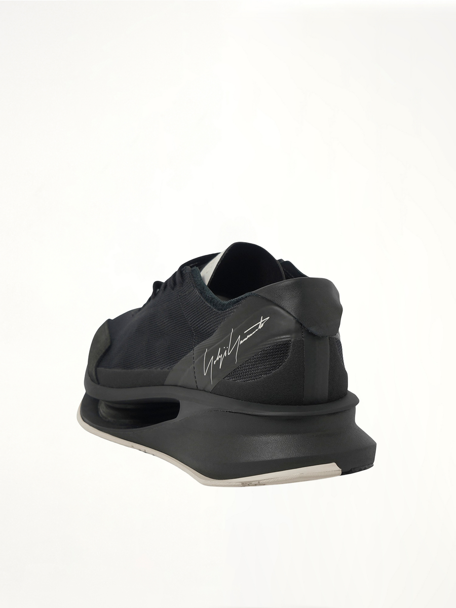 Y-3 S-Gendo Run in Black Back View | Y-3