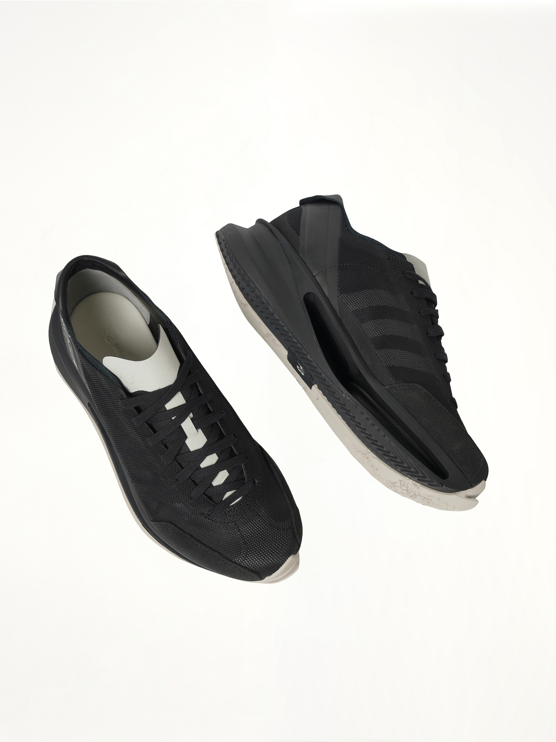 Y-3 S-Gendo Run in Black Top View | Y-3