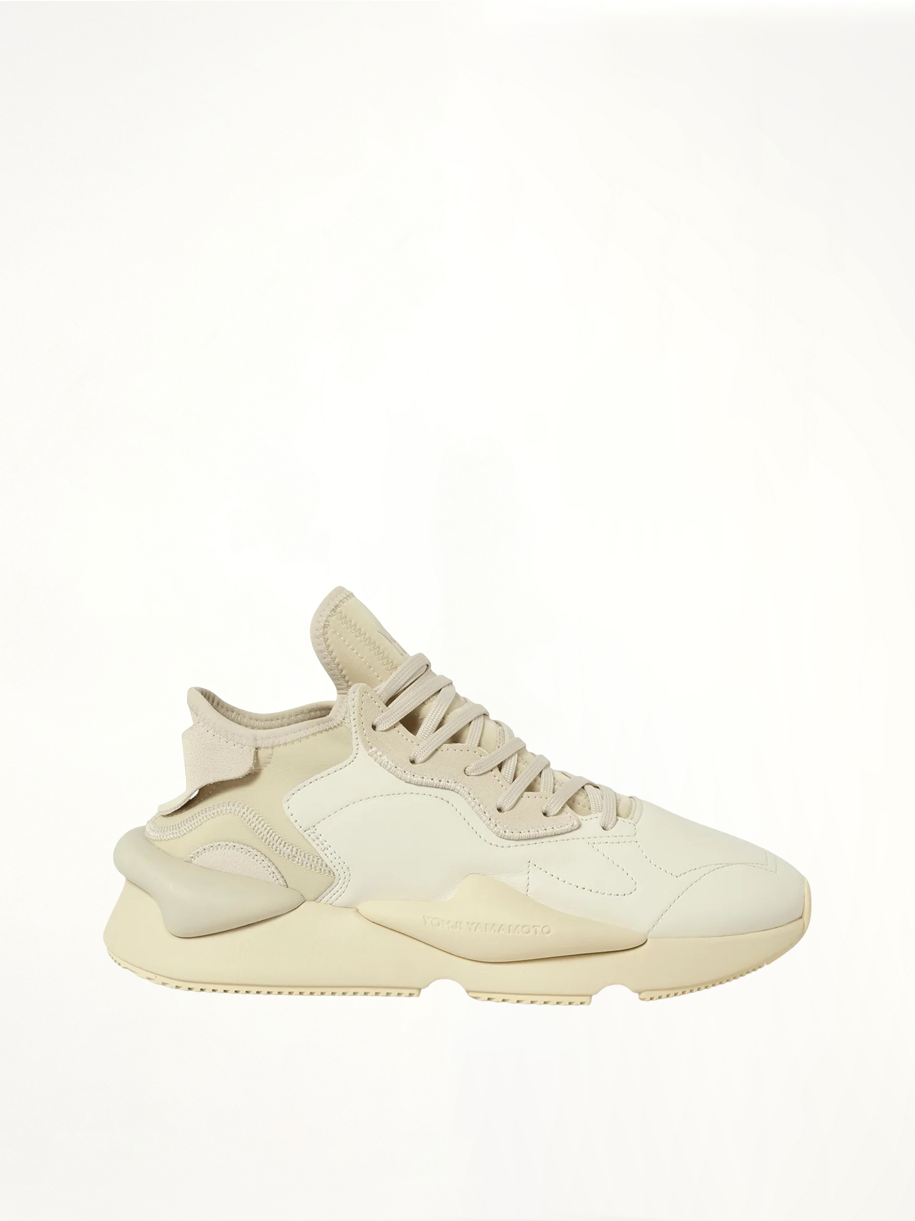 Y-3 Kaiwa Sneaker in Off White