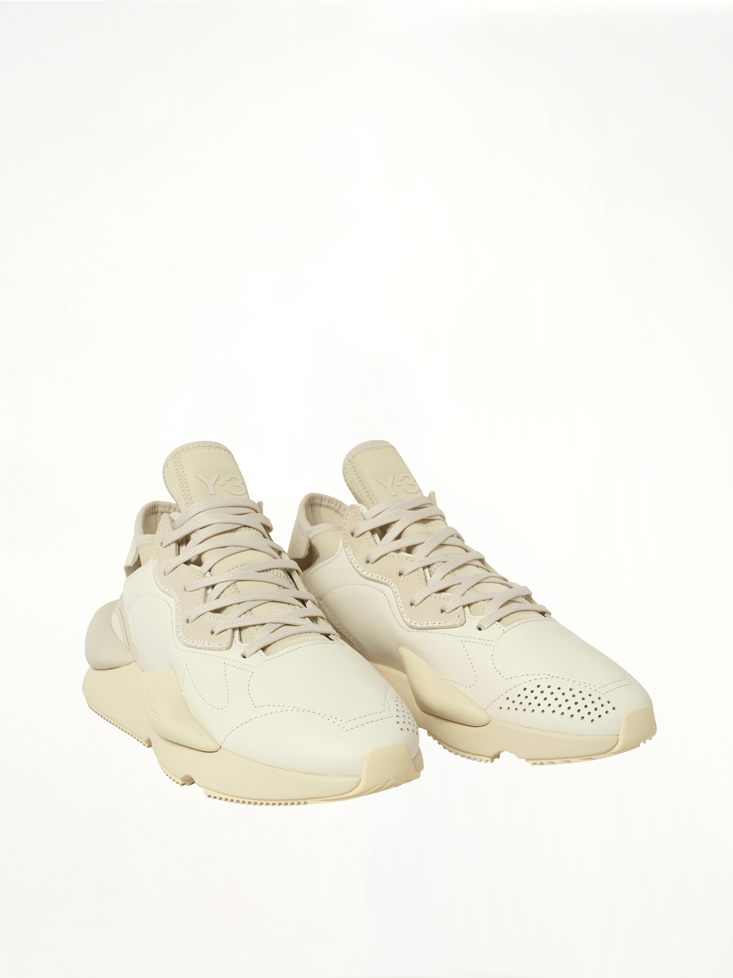 Y-3 Kaiwa Sneaker in Off White