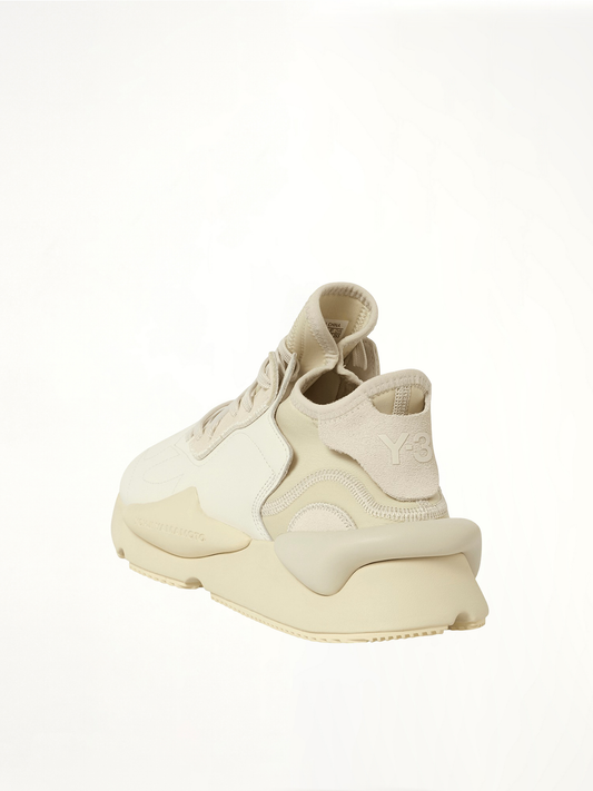 Y-3 Kaiwa Sneaker in Off White