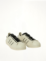 Y-3 Superstar in Talc/Black Front View | Y-3