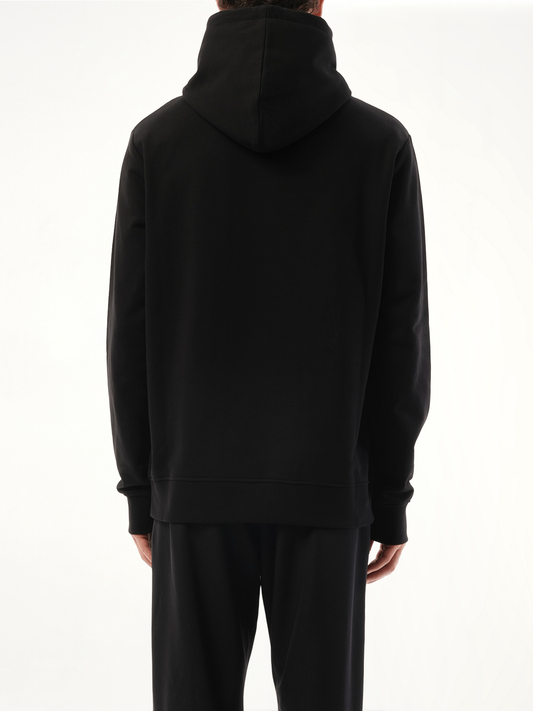 Couture Label Hoodie in Black