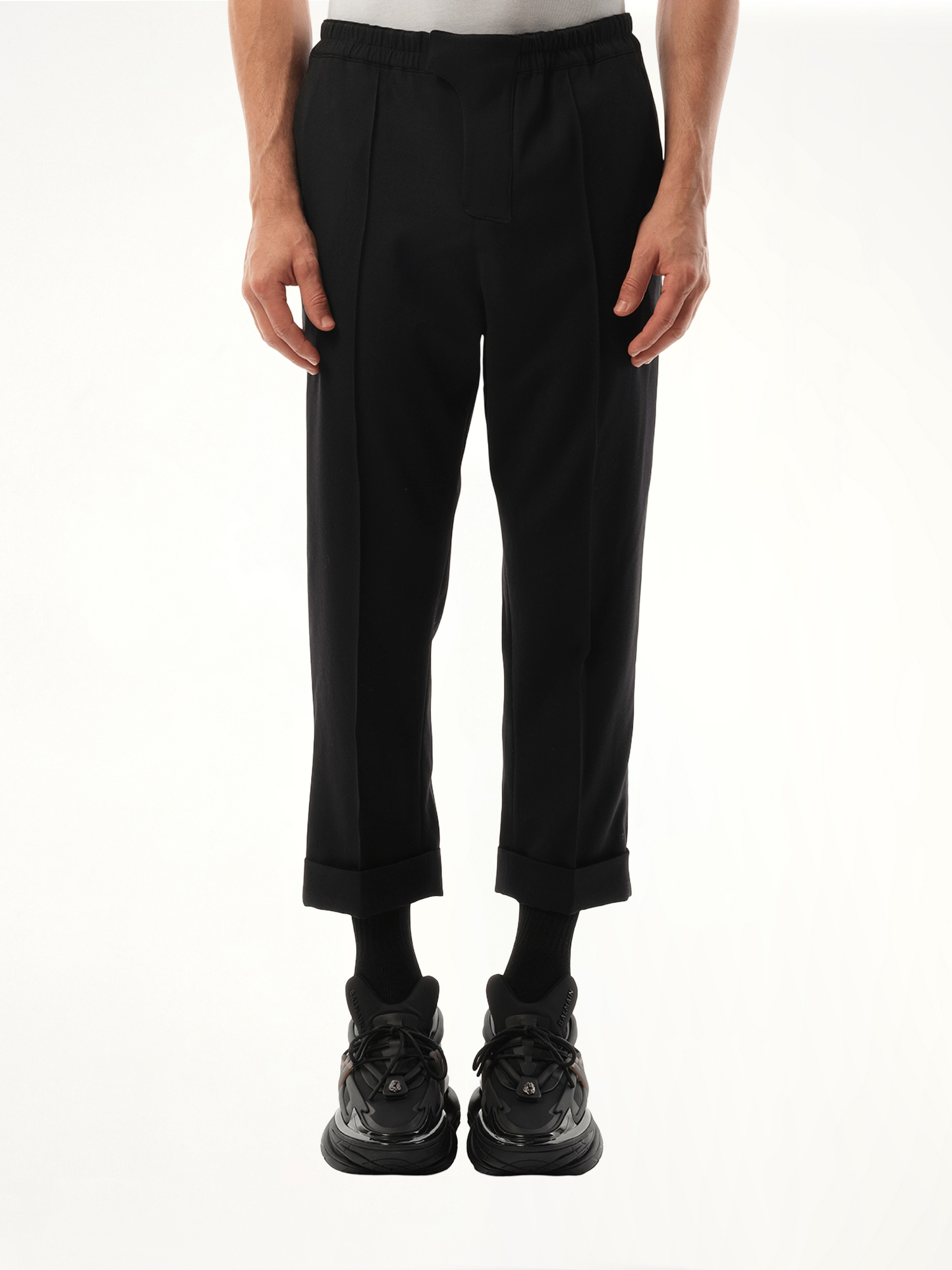 Tailored GDP Slouch Pants in Black
