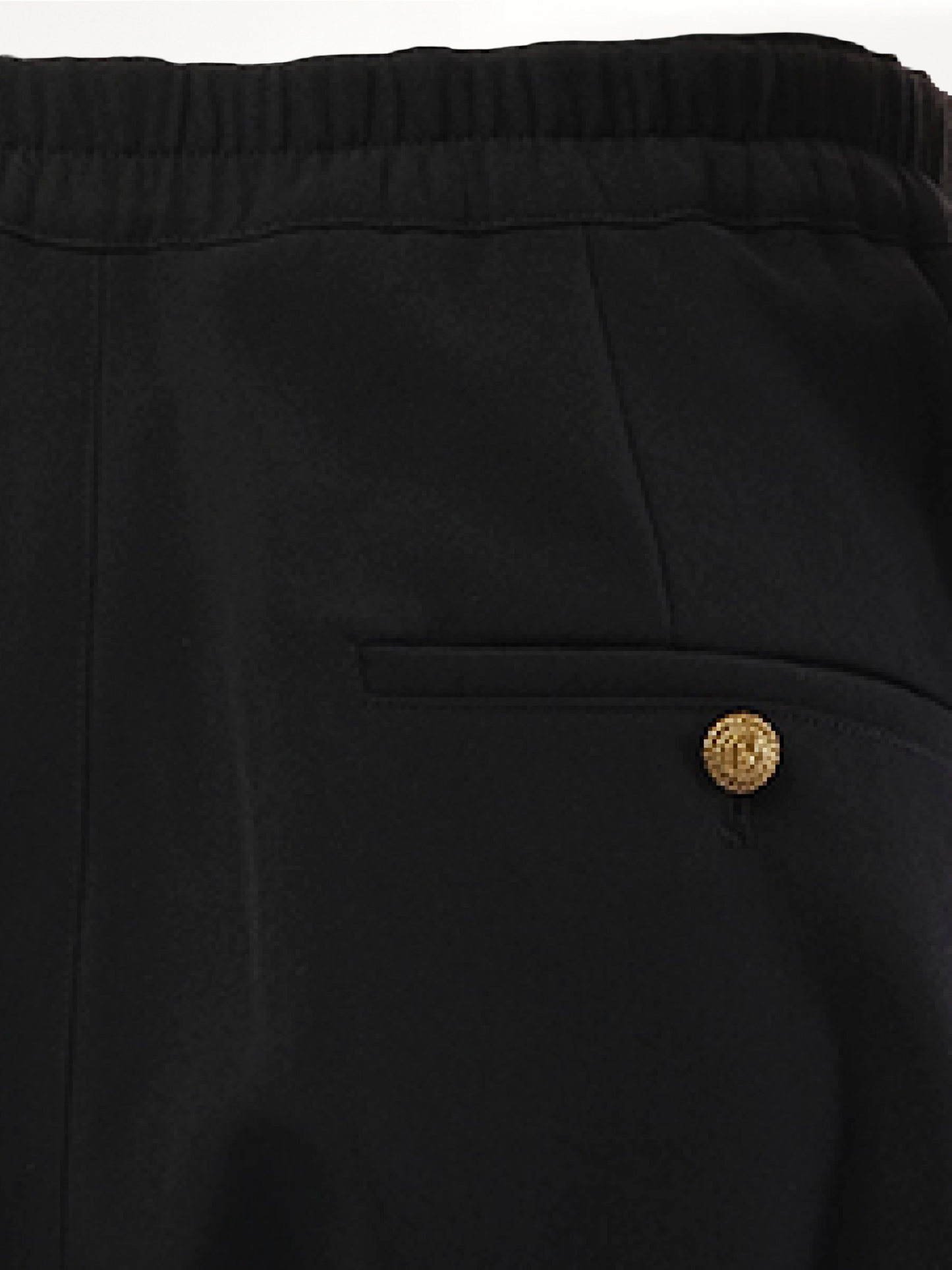 Tailored GDP Slouch Pants in Black