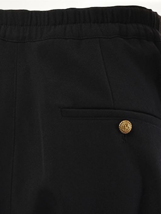 Tailored GDP Slouch Pants in Black