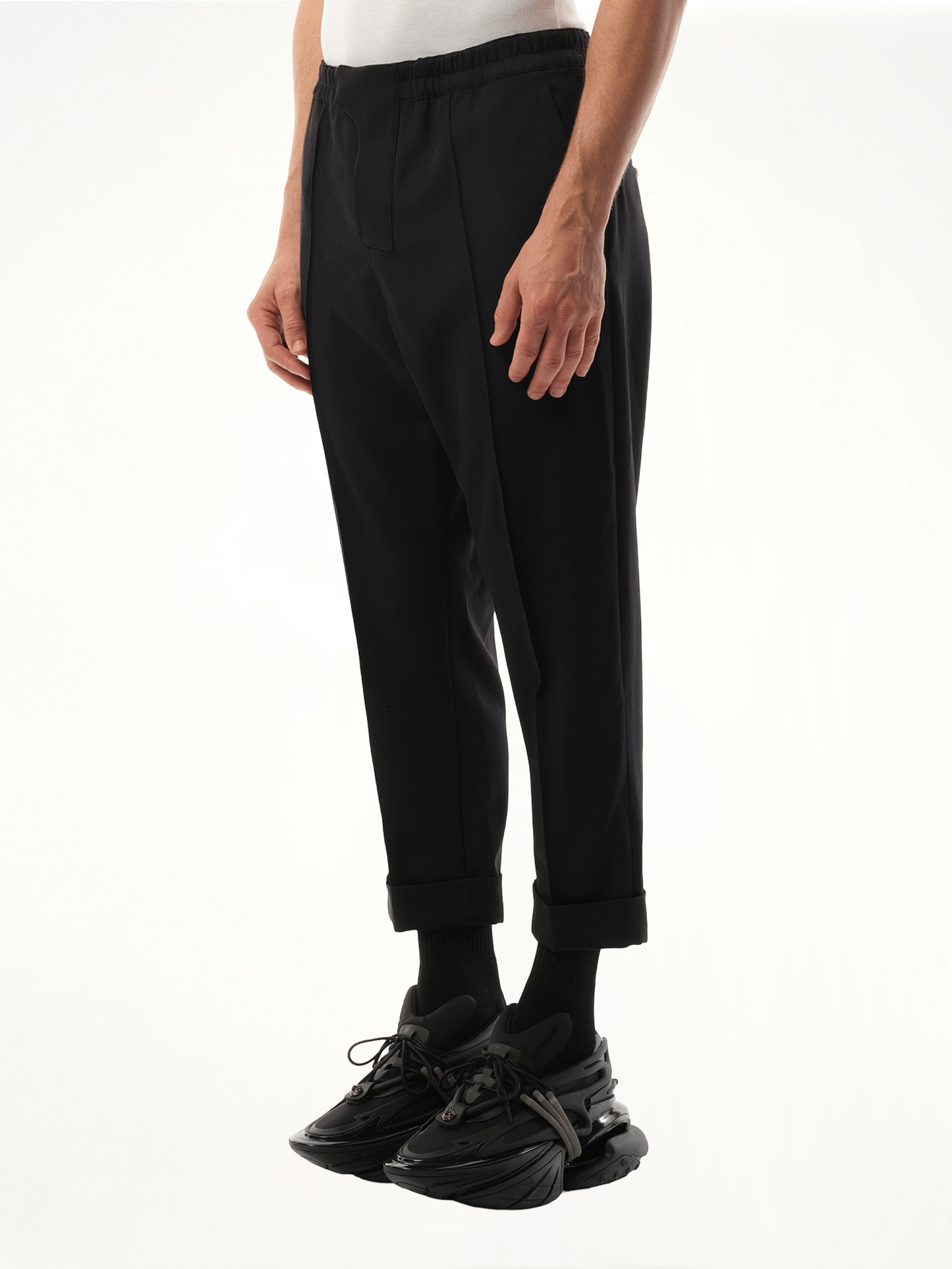 Tailored GDP Slouch Pants in Black