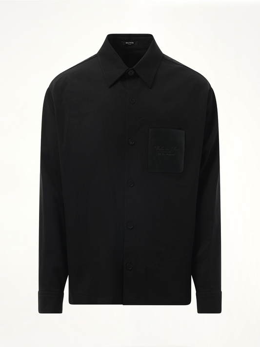 Couture Label GDP Overshirt in Black