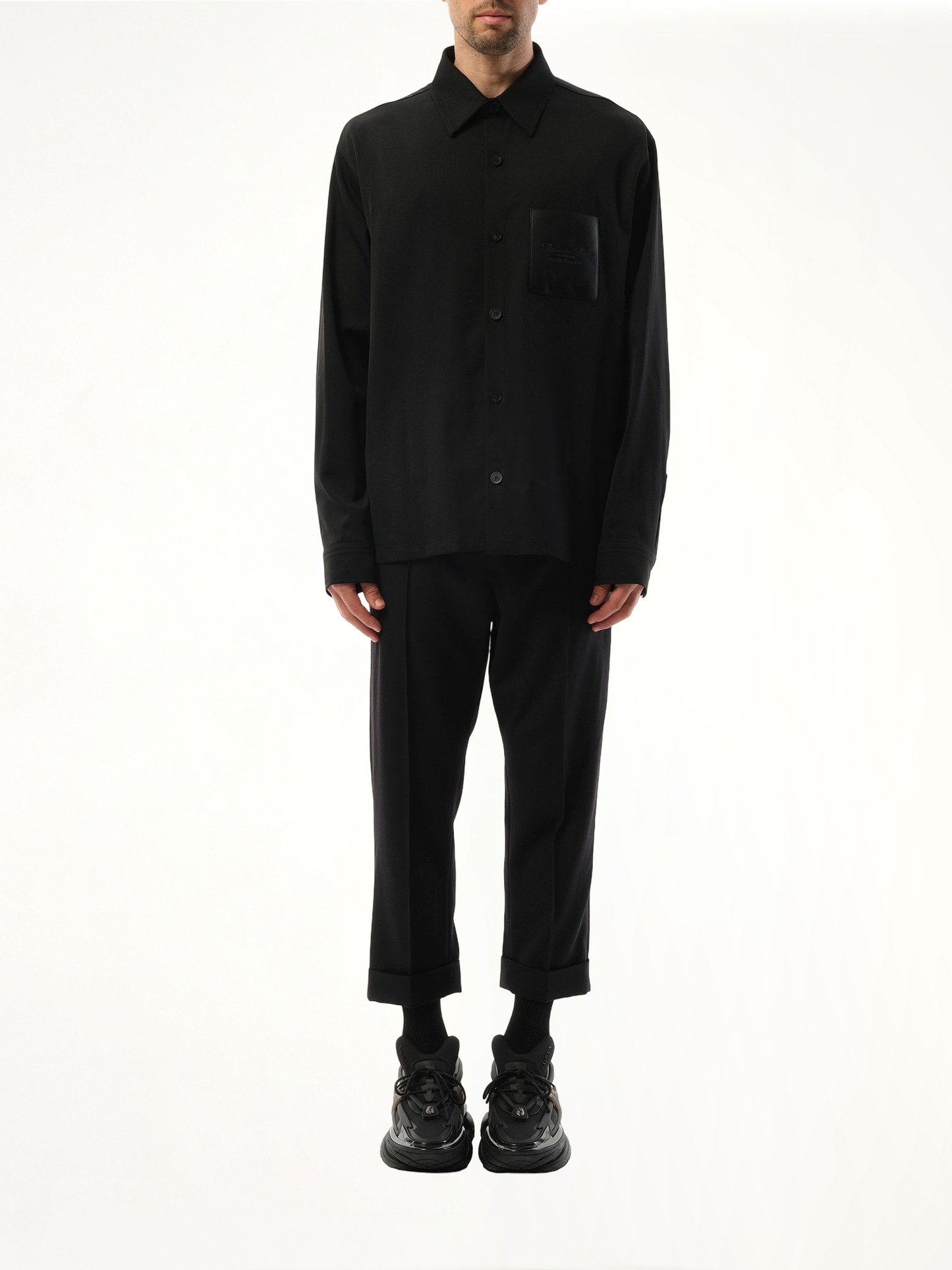 Couture Label GDP Overshirt in Black