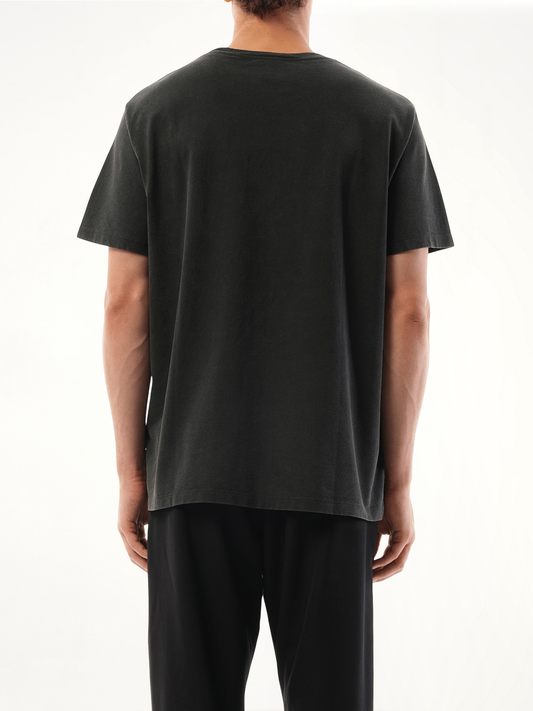 Balmain Vintage Emb T-Shirt in Grey