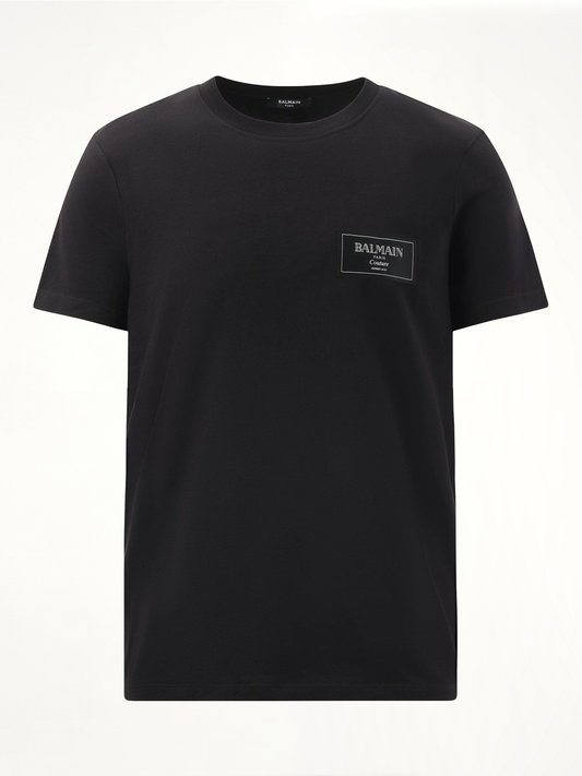 Couture Label T-Shirt in Black