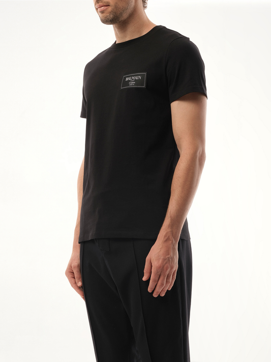 Couture Label T-Shirt in Black