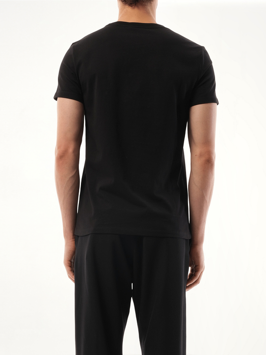 Couture Label T-Shirt in Black