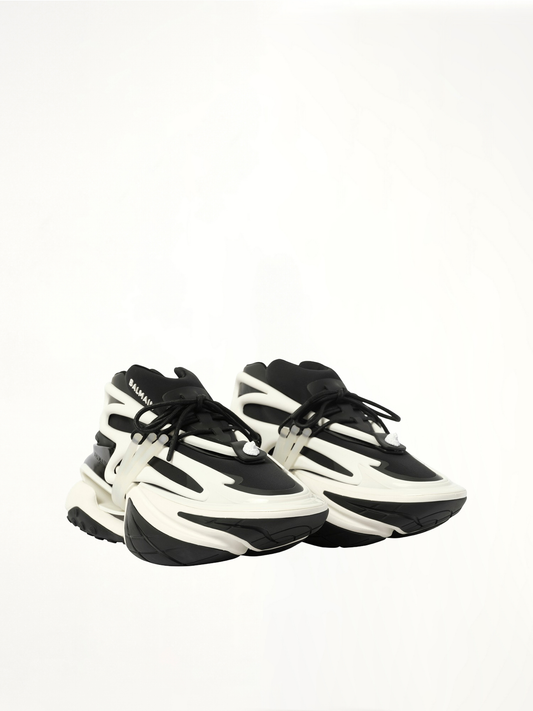 Unicorn Low Neoprene Sneaker in Black/White