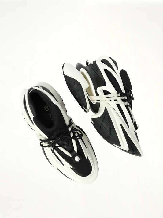 Unicorn Low Neoprene Sneaker in Black/White